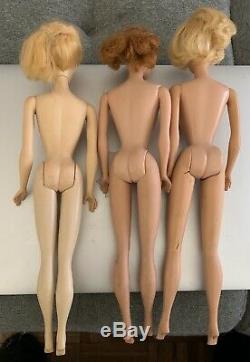 Vintage Barbie Lot. American Girl, #3Blonde and a Midge with Teeth! CUTE