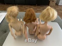 Vintage Barbie Lot. American Girl, #3Blonde and a Midge with Teeth! CUTE