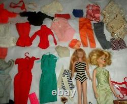 Vintage Barbie Lot Doll Clothes Accessories