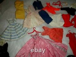 Vintage Barbie Lot Doll Clothes Accessories