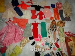 Vintage Barbie Lot Doll Clothes Accessories