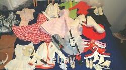 Vintage Barbie Lot Early 60's Swirl Bubblecut Fashion Queen Clothes Shoes Etc