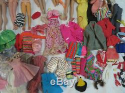 Vintage Barbie Lot Little Theatre Theater Case Dolls Clothes Francie Shoes TLC