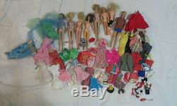 Vintage Barbie Lot Little Theatre Theater Case Dolls Clothes Francie Shoes TLC