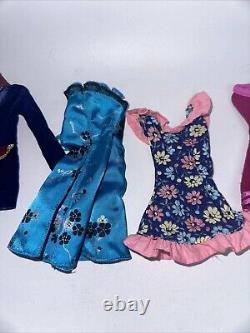 Vintage Barbie Lot Of 8 Dolls + Tons Of Accessories & Fits 1990s