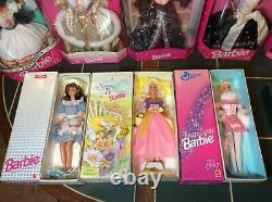 Vintage Barbie Lot Special Editions Holiday Christmas In Box Free Shipping