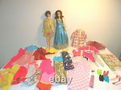 Vintage Barbie MOD Era 2 TNT DOLLS CLOTHES SHOES MIXED TLC AND MINTY CLEAN