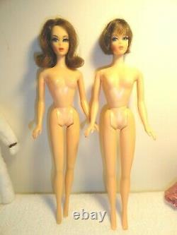 Vintage Barbie MOD Era 2 TNT DOLLS CLOTHES SHOES MIXED TLC AND MINTY CLEAN