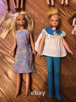 Vintage Barbie Midge Skipper Doll Lot of 10 Dolls 60's And Up Need TLC