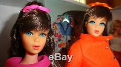 Vintage Barbie Mod Lot 1968 Case Tnt Dolls Clothes Acces. Exc. To Tlc Clean