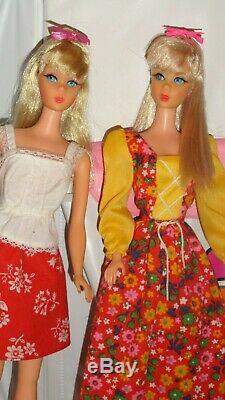 Vintage Barbie Mod Lot 1968 Case Tnt Dolls Clothes Acces. Exc. To Tlc Clean