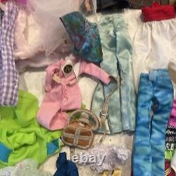 Vintage Barbie & More HUGE Lot Of Dolls, Clothes, Accessories & Case