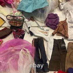 Vintage Barbie & More HUGE Lot Of Dolls, Clothes, Accessories & Case