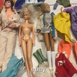 Vintage Barbie & More HUGE Lot Of Dolls, Clothes, Accessories & Case