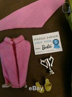 Vintage Barbie Poodle Parade In Mint Condition! With Free Hat & Jewelry