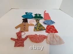 Vintage Barbie Skipper Dolls Lot 1960's Tagged Clothing Case Stockings Japan