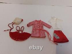 Vintage Barbie Skipper Dolls Lot 1960's Tagged Clothing Case Stockings Japan