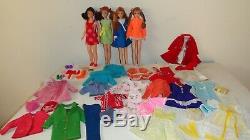 Vintage Barbie Skipper Skooter Lot Clothes Dolls Shoes Accessories Clean Vgc