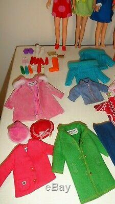 Vintage Barbie Skipper Skooter Lot Clothes Dolls Shoes Accessories Clean Vgc