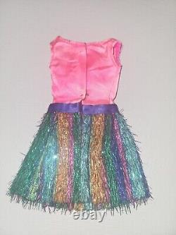 Vintage Barbie Stacey Nite Lightening Dress And Coat Mattel 1960's