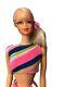 Vintage Barbie Stacey Stacy Doll TNT Platinum Blonde with Striped Swimsuit Mint