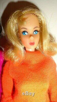 Vintage Barbie Tnt Mod Era Doll Lot Clothes Shoes Acces. Dolls Clean No Work Here