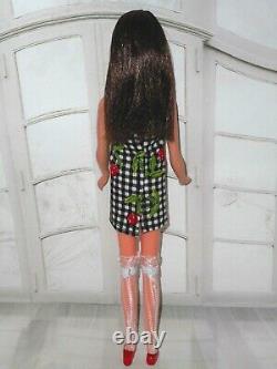 Vintage Barbie VHTF BAGGIE FRANCIE BAGGY DOLL in HM MOD DRESS JAPAN RED SHOES