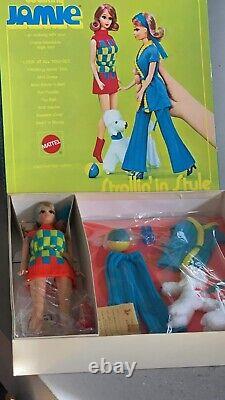 Vintage Barbie Walking Jamie Strollin' In Style Rare Sears Exclusive NRFB Mint