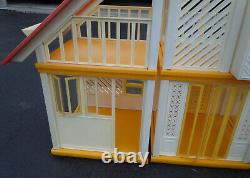 Vintage Barbie Yellow Orange A Frame Dream House #2588 1978