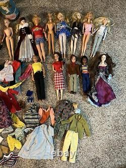 Vintage Barbie and Ken Dolls. TM Tags and accessories. Huge lot Happy Family