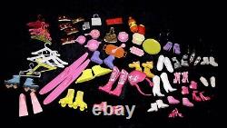 Vintage Barbie and Ken Dolls With Clothing and Accessories Lot