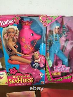 Vintage Barbie doll Dolls Mattel lot of 9 pc New in Box