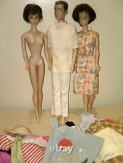 Vintage Barbie doll Lot American Girl 1070 Ken Hair Fair Barbie head Midge body