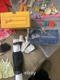 Vintage Barbie trunk and LARGE LOT of clothing