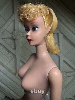 Vintage Blonde #5 Ponytail Barbie Teenage Fashion Doll Mattel Japan