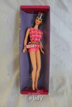 Vintage Dark Brunette TNT Twist N Turn Barbie Doll Mint In Box