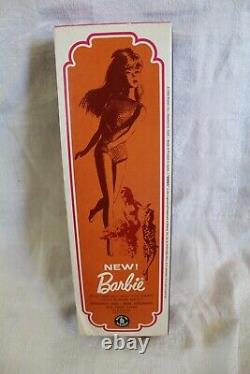 Vintage Dark Brunette TNT Twist N Turn Barbie Doll Mint In Box