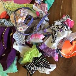 Vintage Doll Clothing and Shoes Some Labeled Barbie Nice Lot