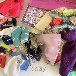 Vintage Doll Clothing and Shoes Some Labeled Barbie Nice Lot