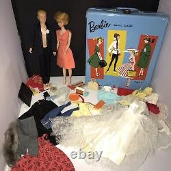 Vintage Dolls Barbie Ken & Clothing case Lot mix Original Mattel clean 1960's