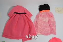 Vintage Francie Barbie Doll Clothing Two For the Ball Pazam Swimsuit Stripes Lot