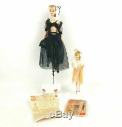 Vintage Hong Kong Bild Lilli Doll Lot One 8 in and One 11 in Very Rare
