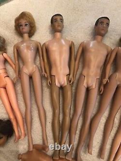 Vintage Huge Barbie Lot Francie Ken Bubblecut Skipper Chris, Clothes & Access