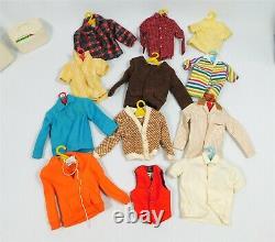 Vintage Ken Allan Doll Case Clothes Outfits Accessories LOT 1960s