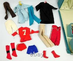 Vintage Ken Allan Doll Case Clothes Outfits Accessories LOT 1960s