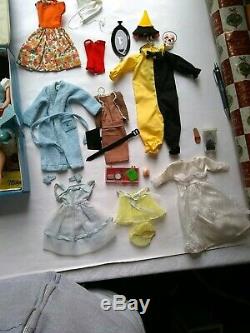 Vintage Ken Barbie, Clothing and Accessory Lot Shoes Cases great condition