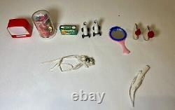 Vintage LOT! 1963 Barbie Doll Case with Doll & Accessories. RARE