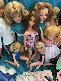 Vintage Large Lot Tammy, Midge, Skipper Barbie & Etc. (at least 2 Dolls TLC)