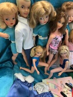 Vintage Large Lot Tammy, Midge, Skipper Barbie & Etc. (at least 2 Dolls TLC)