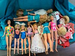 Vintage Large Lot Tammy, Midge, Skipper Barbie & Etc. (at least 2 Dolls TLC)